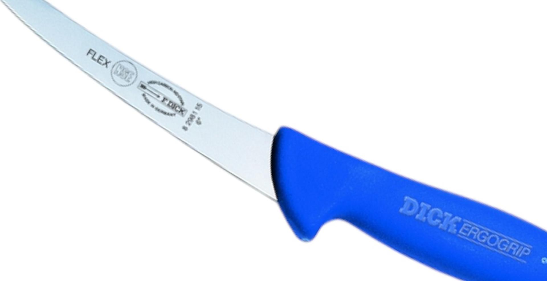 Ergogrip 15 cm nož plava drška flexibil