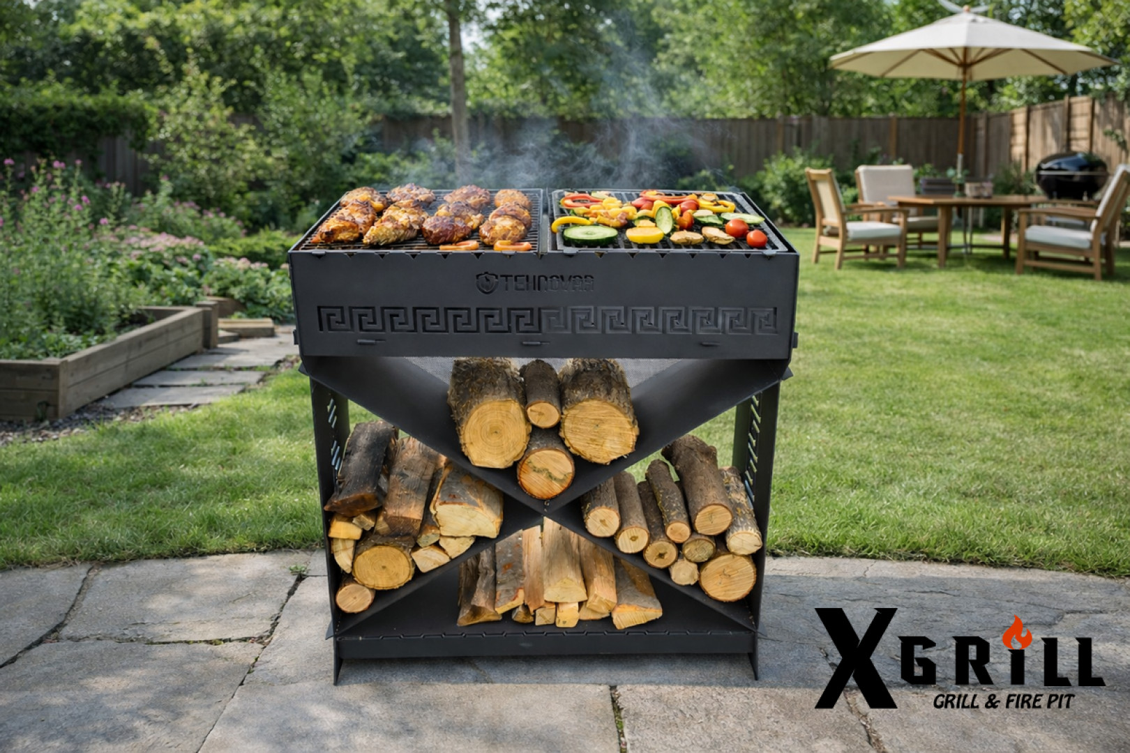 X-GRILL metalni roštilj