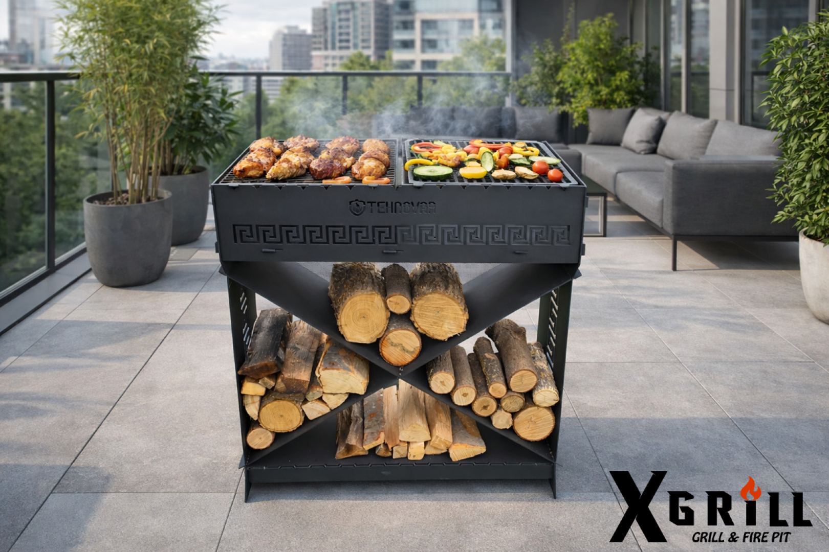 X-GRILL metalni roštilj