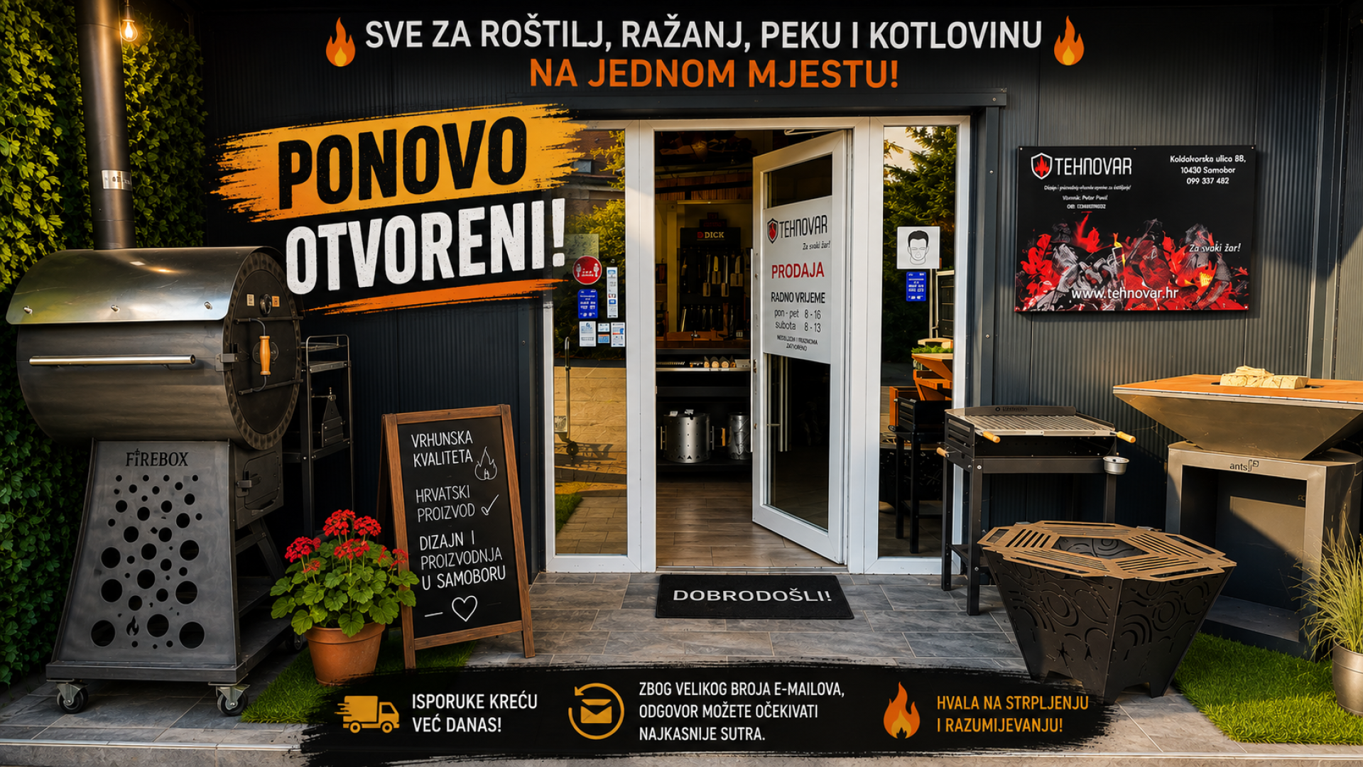 Ponovno smo otvoreni i spremni za nastavak sezone