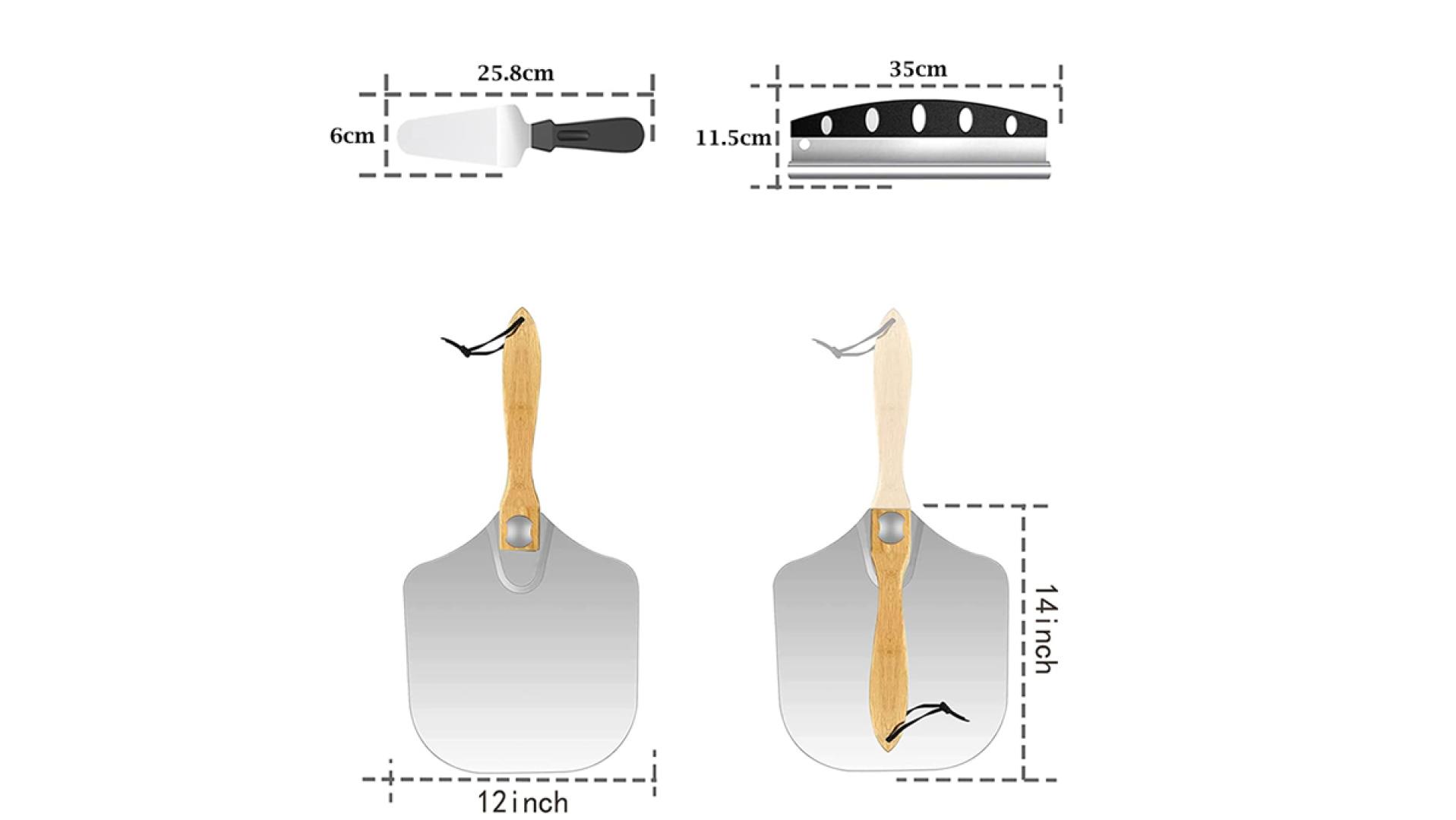 Set za pizzu 3 elementa